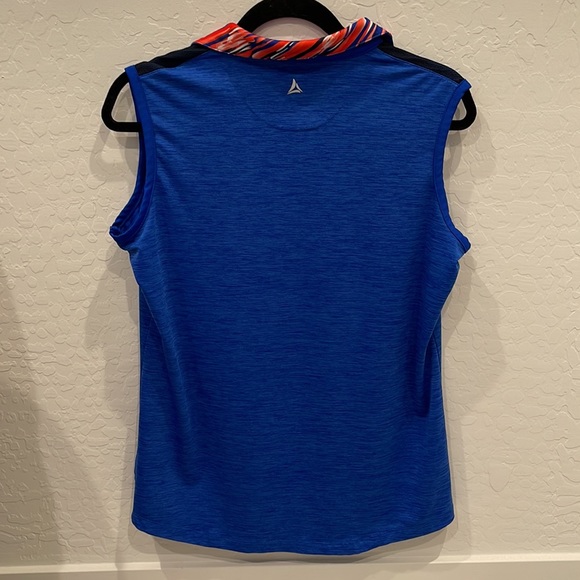 BERMUDA SANDS Women’s Golf & Lifestyle Short Sleeve Polo w/ Zip Neck Size Large - Picture 4 of 7